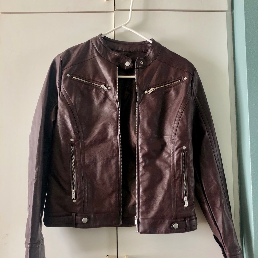 Faux Leather Jacket